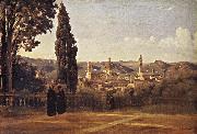 Corot Camille, Florence Since the Gardens of Boboli